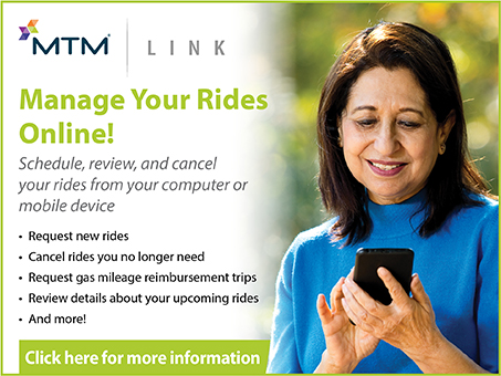 MTM Link - Manage Your Rides Online